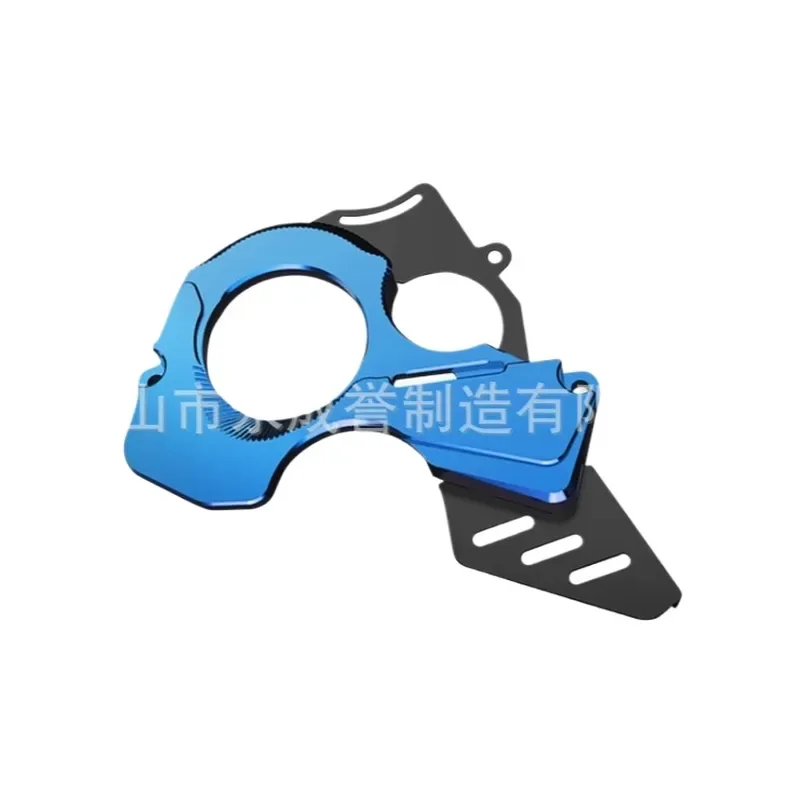 Transparent Chain Sprocket Cover Engine Side Guard Protector Compatible with CFMOTO 450SR 450SS Modified Motorcycle