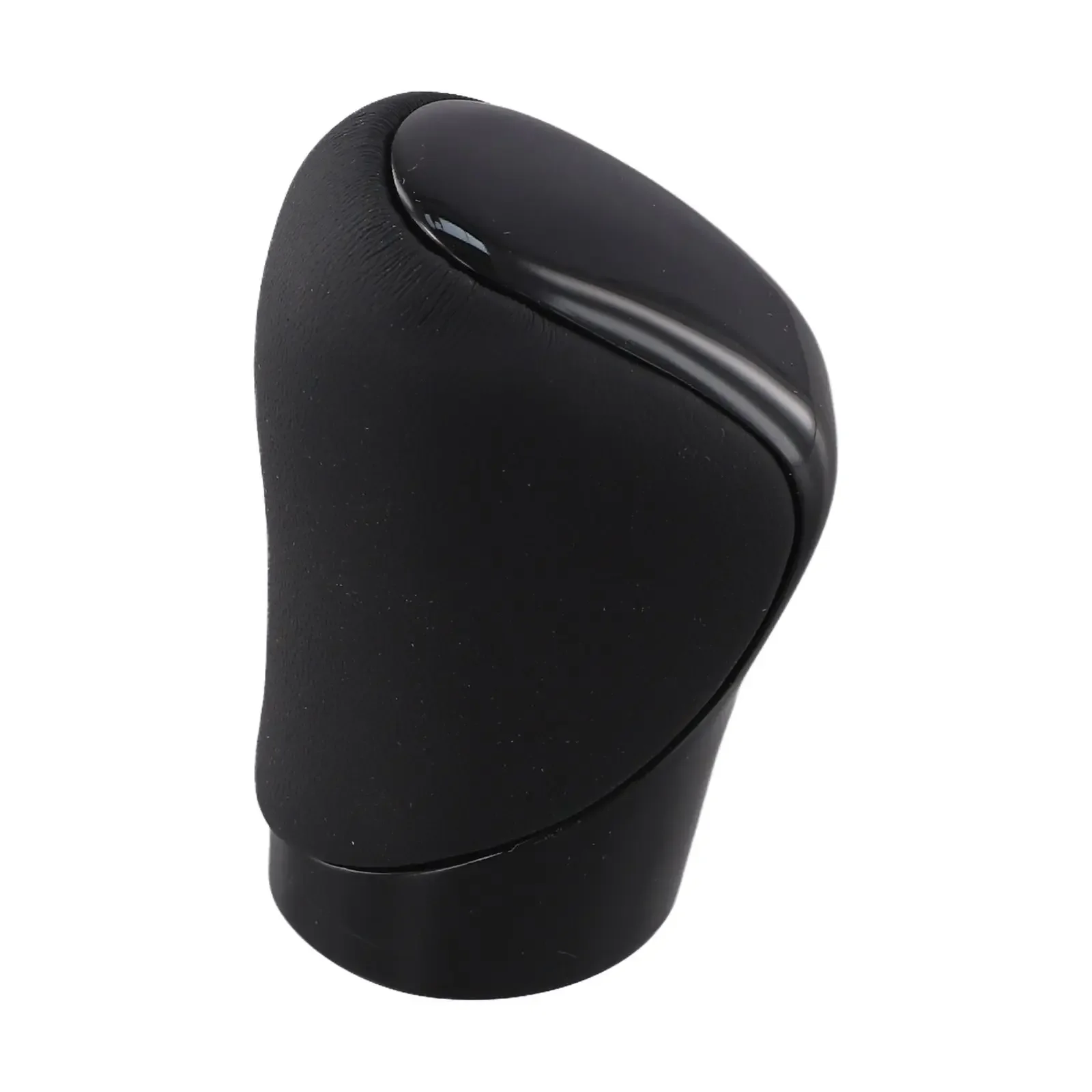 

45mm 1.77in X 75mm 2.95in Black PU Leather Comfortable Grip Modern Interior Style Quick Attachment Car Interior Upgrade