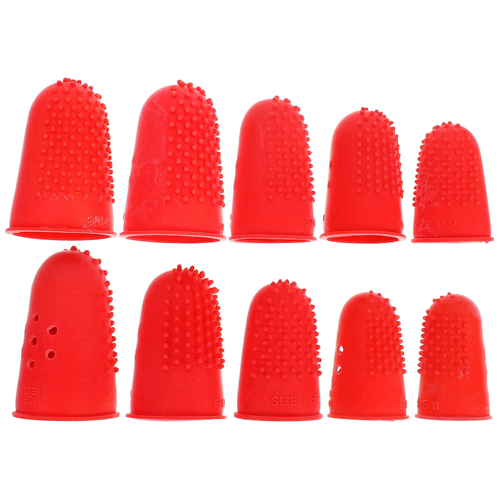 

Non-slip Finger Cots Anti Cover Protection Sleeves for Counting Ring Covers Crochet Guard Paper Gripper Pinch