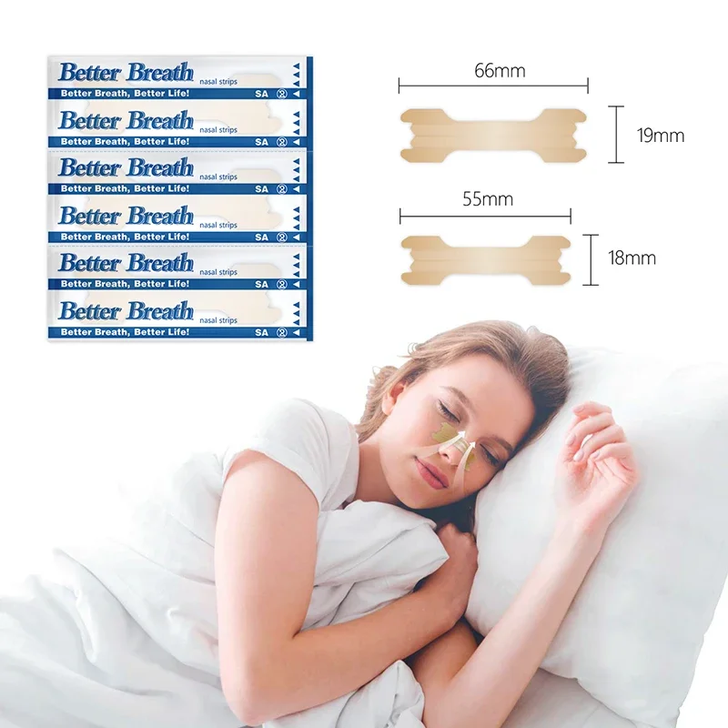 500pcs/Lot Anti Snoring Strips Breathe Right Better Nasal Strips Right Way To Stop Snoring Easier Better Breathe Health Care