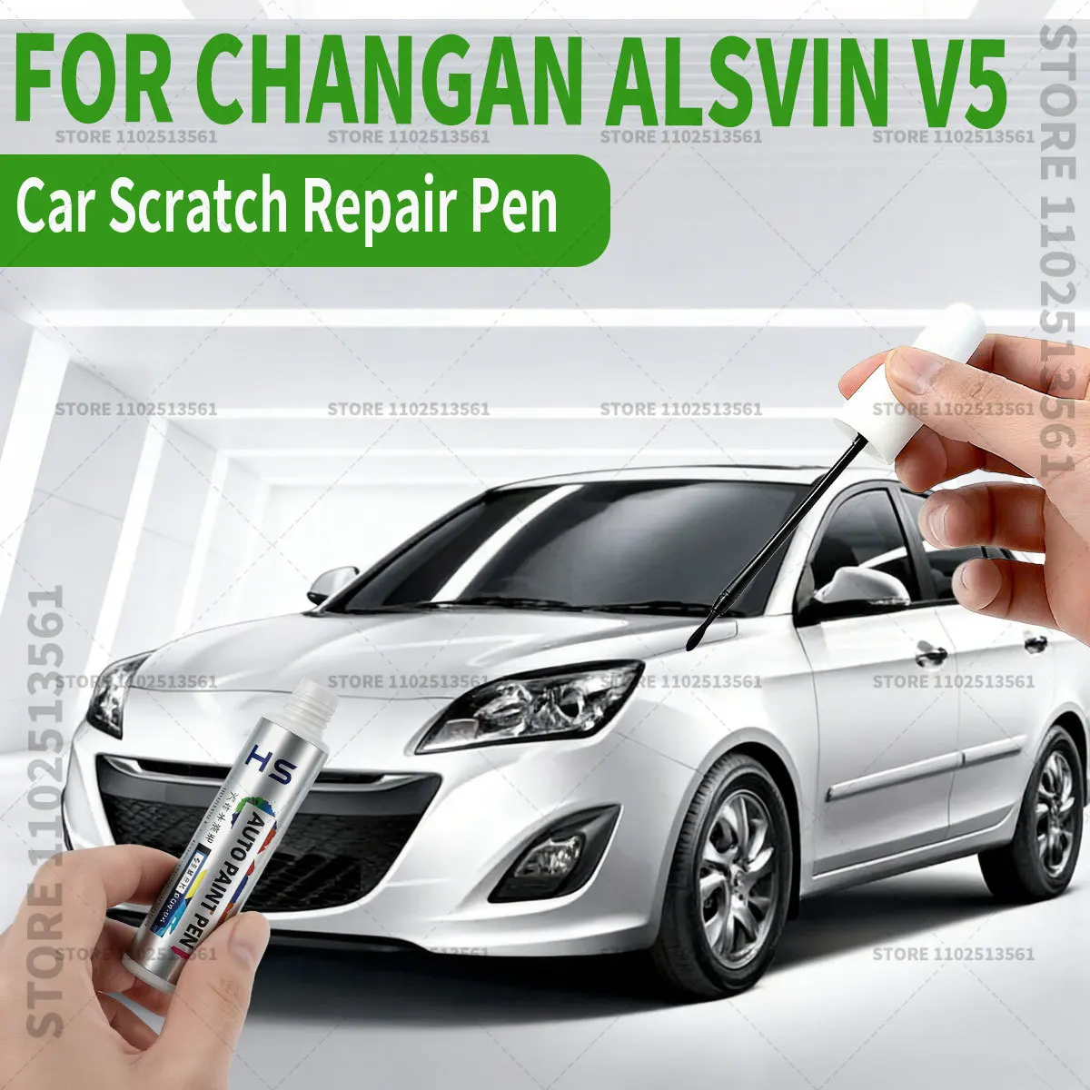 

Ремонтные маркеры для краски и прозрачного покрытия для Changan Alsvin V5: устранение царапин, вмятин, пятен. Цвета: Синий 027, Серебристо-серый CYSS, Белый Moonlit 226.