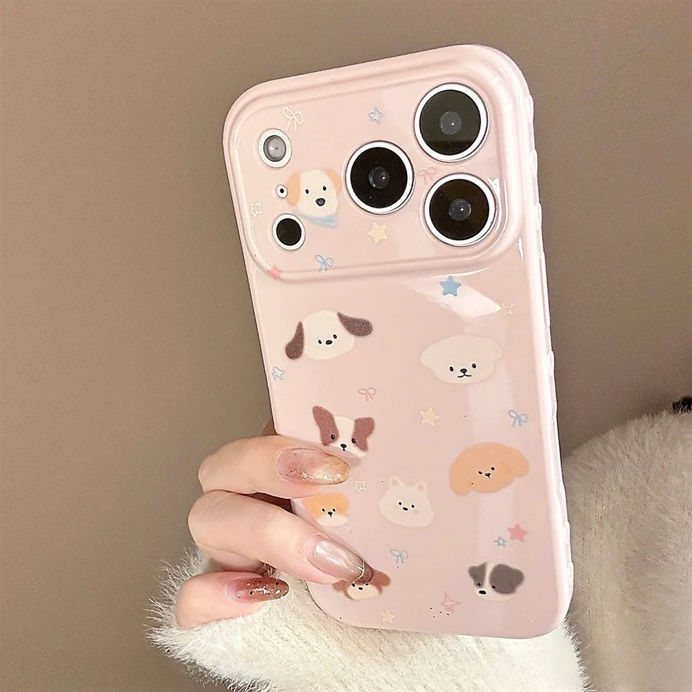 capa-de-celular-fofa-com-estampa-de-cachorro-para-iphone-16-pro-max-estilo-coreano-macia-anti-queda-compativel-com-iphone