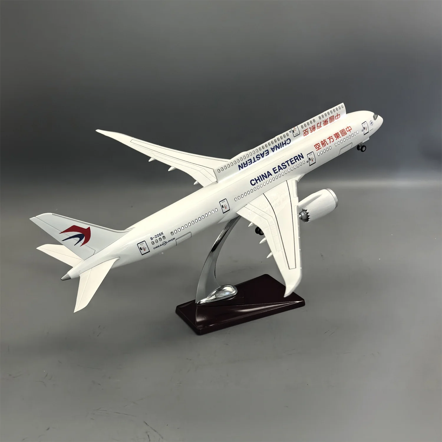 New 47cm China Eastern B787-9 Airplane Model Kit Cabin Door Openable for Adult Aviation Enthusiasts Gift or Home Decoration