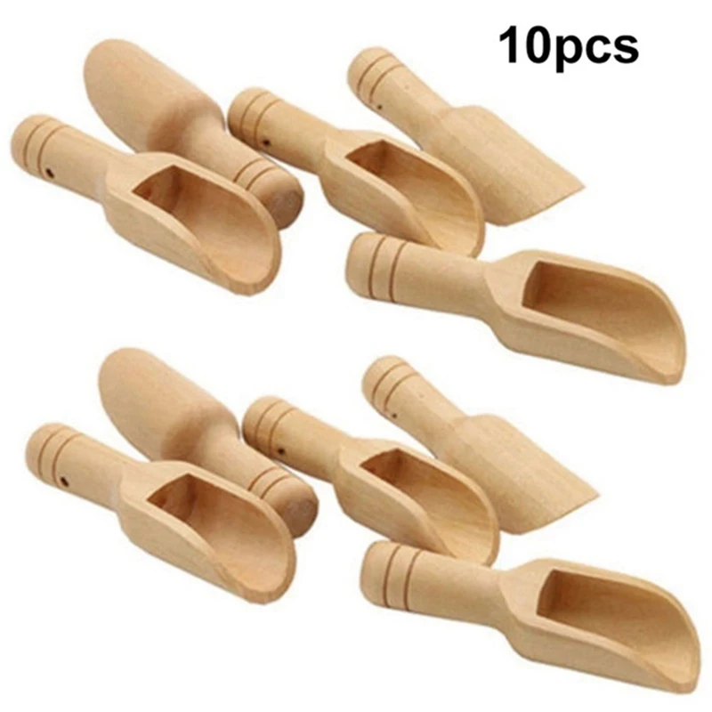 Cepillo de limpieza para molinillo de café de 2 piezas, cepillo de polvo de madera para estaciones y equipos de Espresso y Mini cuchara de madera de 10 piezas