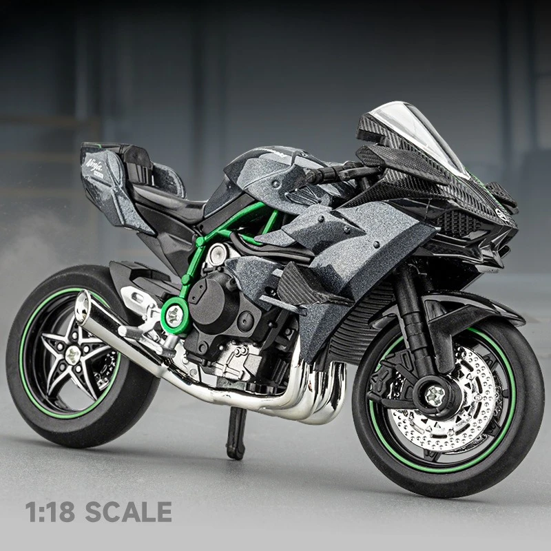 1:18 H2R GSX 250R R3 Motorcycle Alloy Metal Diecast Model Car High Simulation Home Trendy Ornaments Collection Hobby