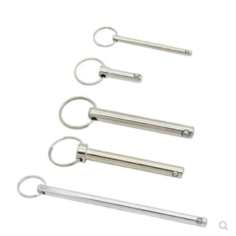 

2Pcs Nickel Steel Quick Release Ball Pin Dia6mm M6*32-80mm Locking Detent Position Pin
