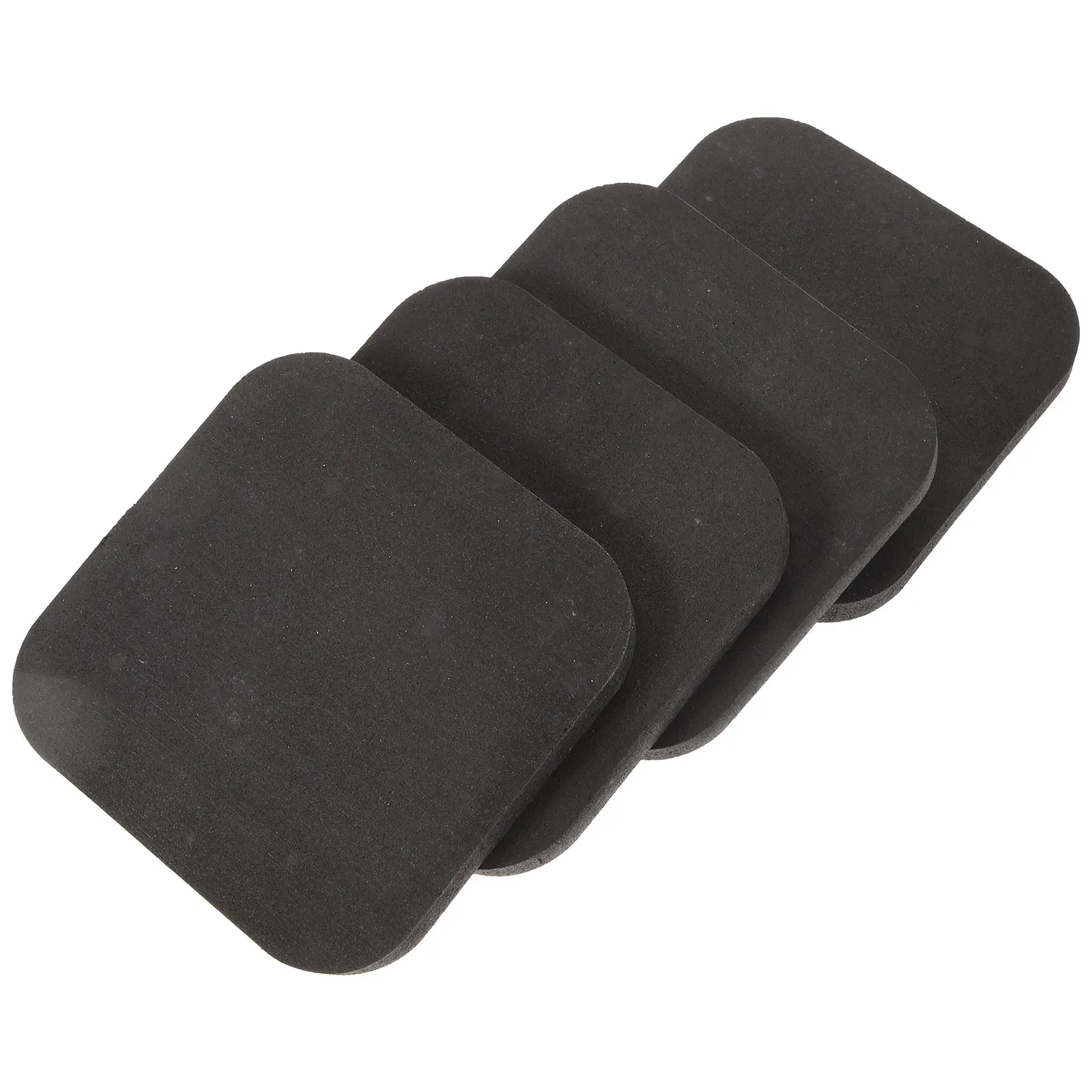 

4 Pcs Gym Floor Mats Rubber Cushion for Hardwood Treadmill Equipment Mat Durable Workout Pads Fitness Anti Vibration Protect