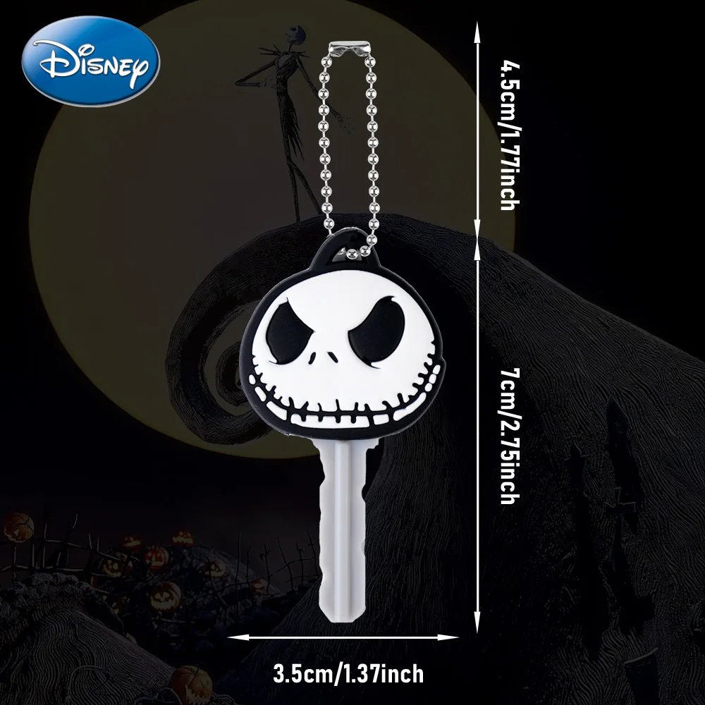 The Nightmare Before Christmas Officially Licensed Figurine Bag Clip Charms Jack Skellington Creative Key Holder Gift 1Pc Disney view 3