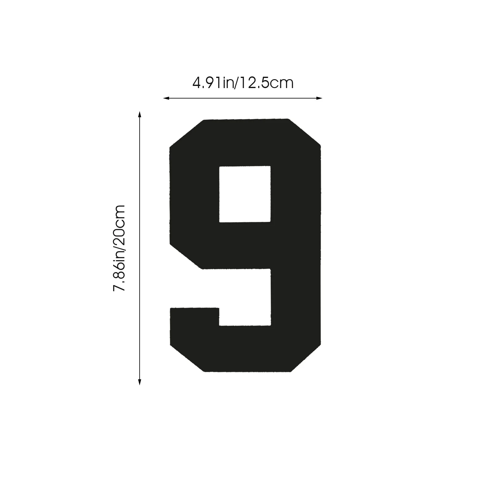 

20Pcs Numbers Pattern Transfer Stickers Heat Transfer DIY Patches for Clothing Bags Hats Iron Supplies for Craft