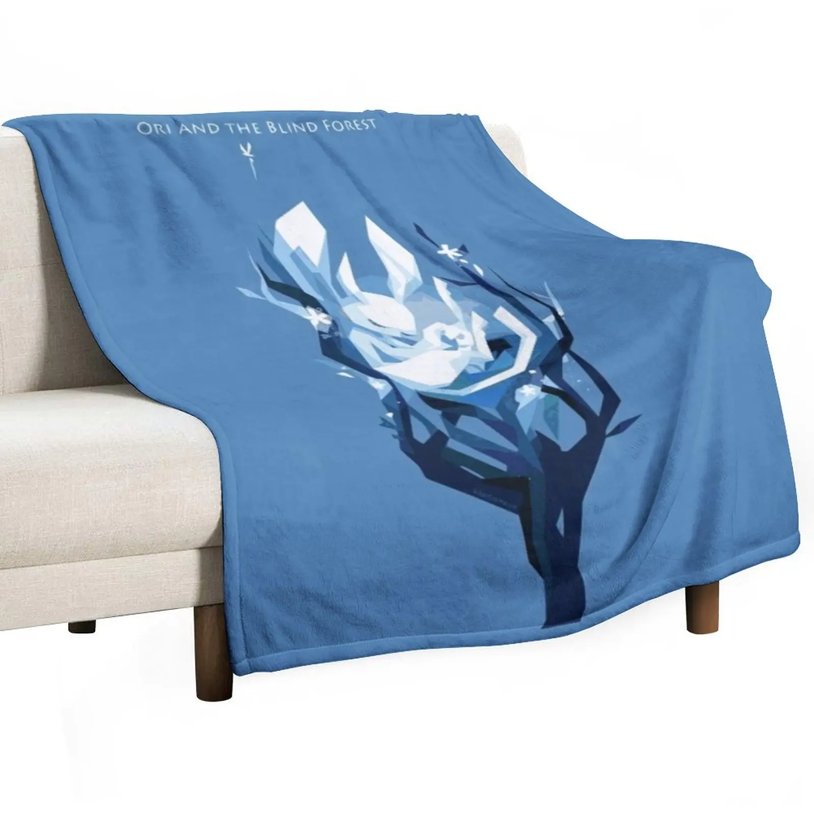 

Ori Sleeping - Ori and the Will of Wisps - In The Blind Forest Throw Blanket For Decorative Sofa Kid'S Luxury Thicken Blankets