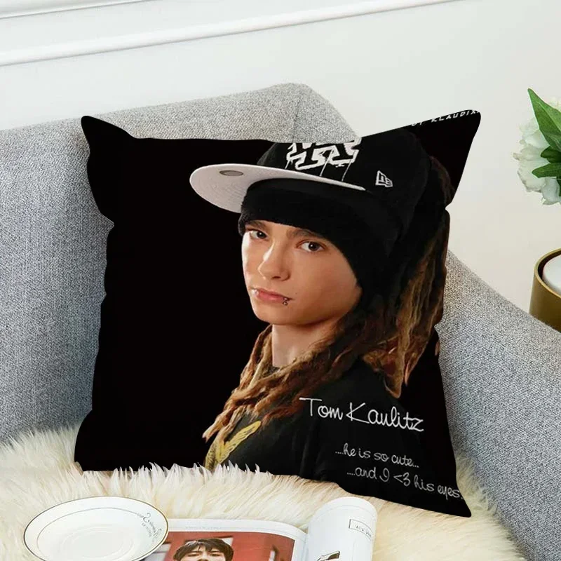 Pillow Cases for Bed, Covers for Cushion, Covers for Pillowcases, Decor Room Cushions, Tom Kaulitz, 50x50, 45x45, 45x45, 40x40