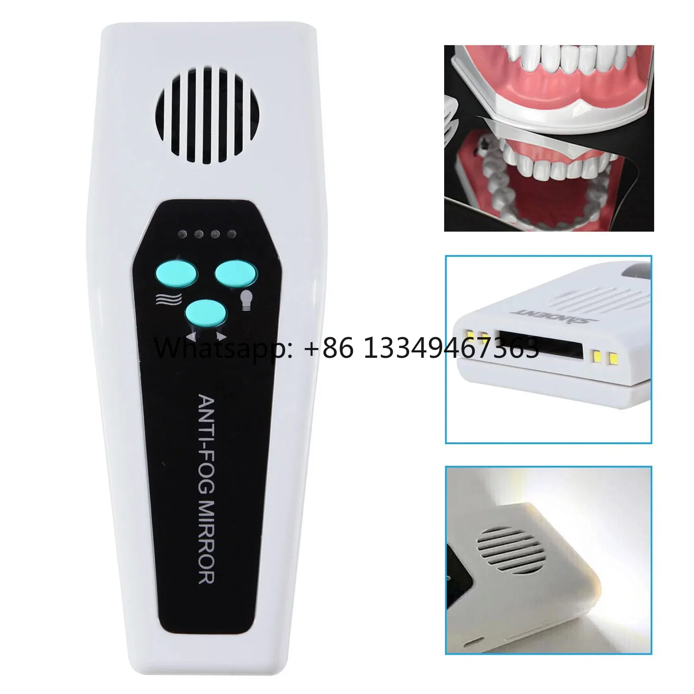 

4-Piece Orthodontic LED Fog Free Photo Mirrors for Dental Imaging Handheld Dental