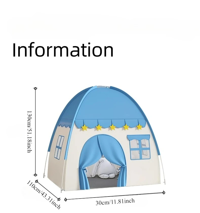 Tenda infantil interna, casa pequena, menina, menino, bebê, cabine de brinquedo, quarto de princesa, base secreta