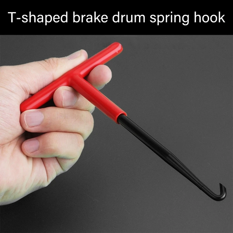 2Pcs Motorcycle Exhaust Spring Hook T Handle Exhaust Spring Hooks Puller Hand Tool for Motorcycle Dirt Bike Removal Installation