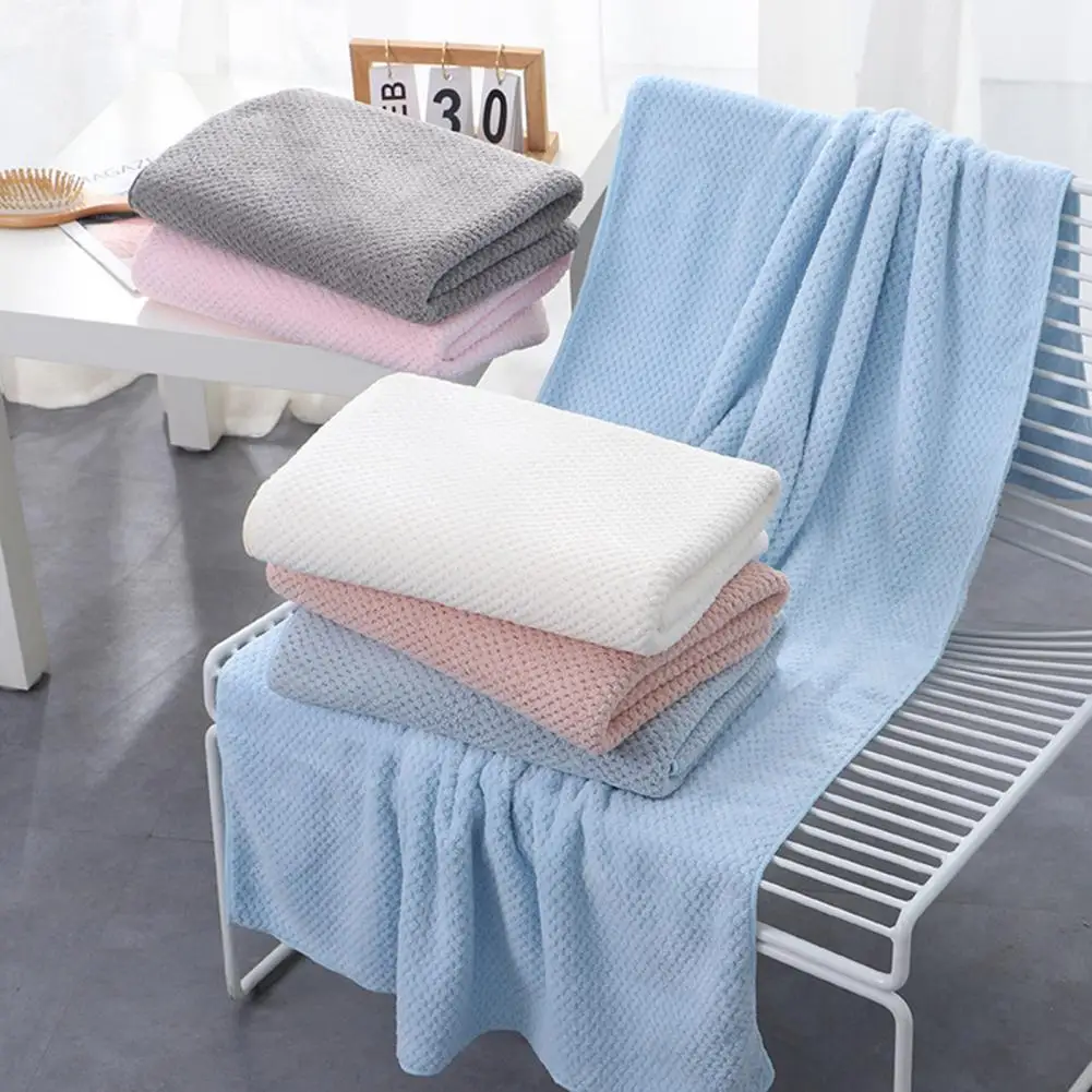 Hotel Shower Towel Luxurious High Density Coral Fleece Bath Towel for Fast Water Absorption Quick Drying for Beach for Ultimate