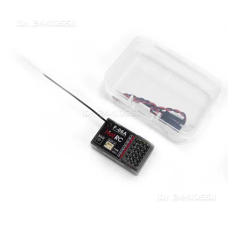 HOTRC 6CH 2,4G DS650 RC Boot Farbe Bildschirm Fernbedienung Sender F-06A PWM Empfänger Spannung/Signal Rückkehr tank Auto Schiff