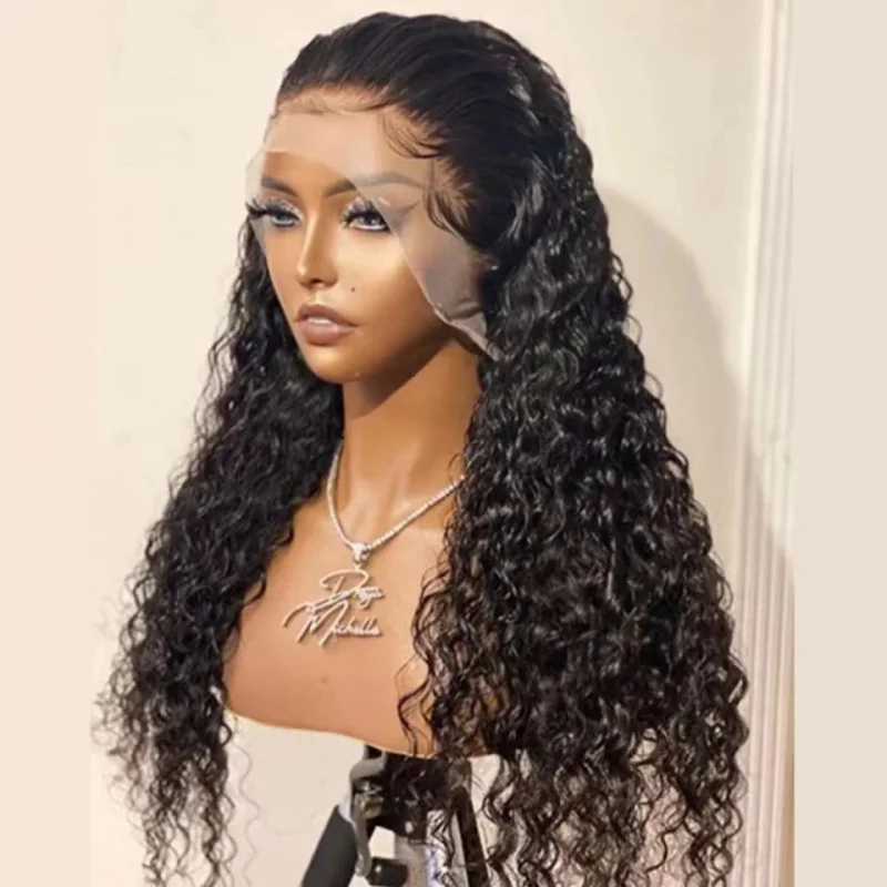 

New European and American wigs for women, long curly hair, small , African everyday curls