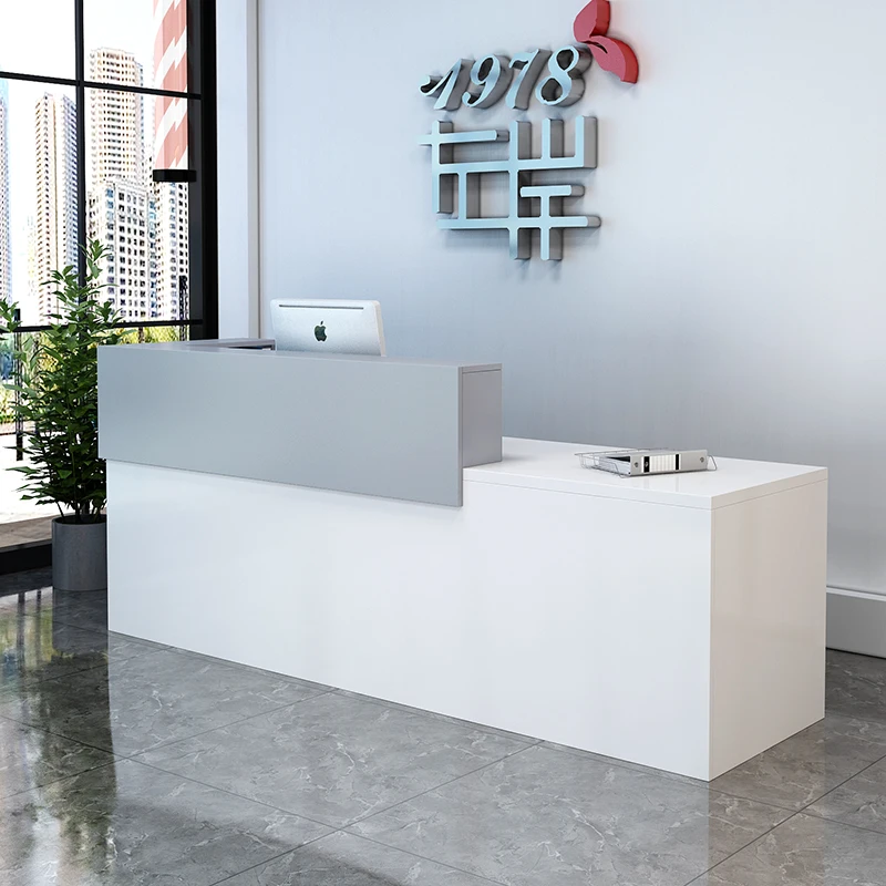 مكتب بسيط للتجميل، صالون استقبال للشعر الحديث، مكاتب استقبال الأعمال الفاخرة، أثاث مكتبي موسترادور