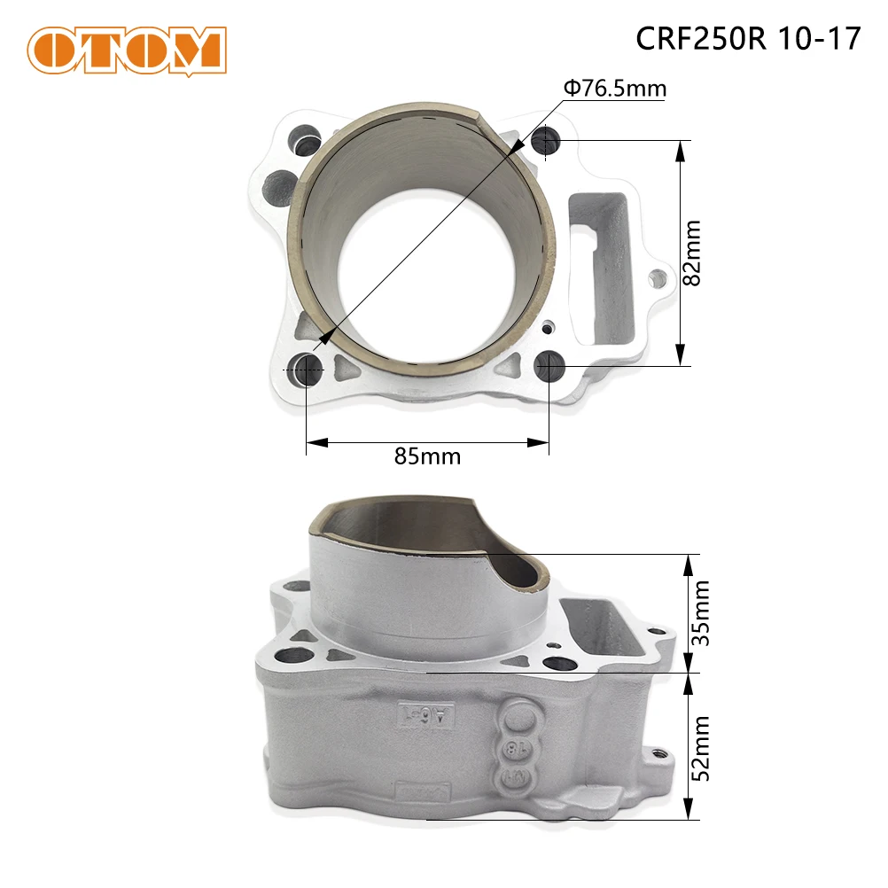 For HONDA 2004-2023 Motorcycle Air Cylinder Block Bore 66MM 78MM 76.8MM CRF150R CRF250R CRF250X Motocross Engine Accessories
