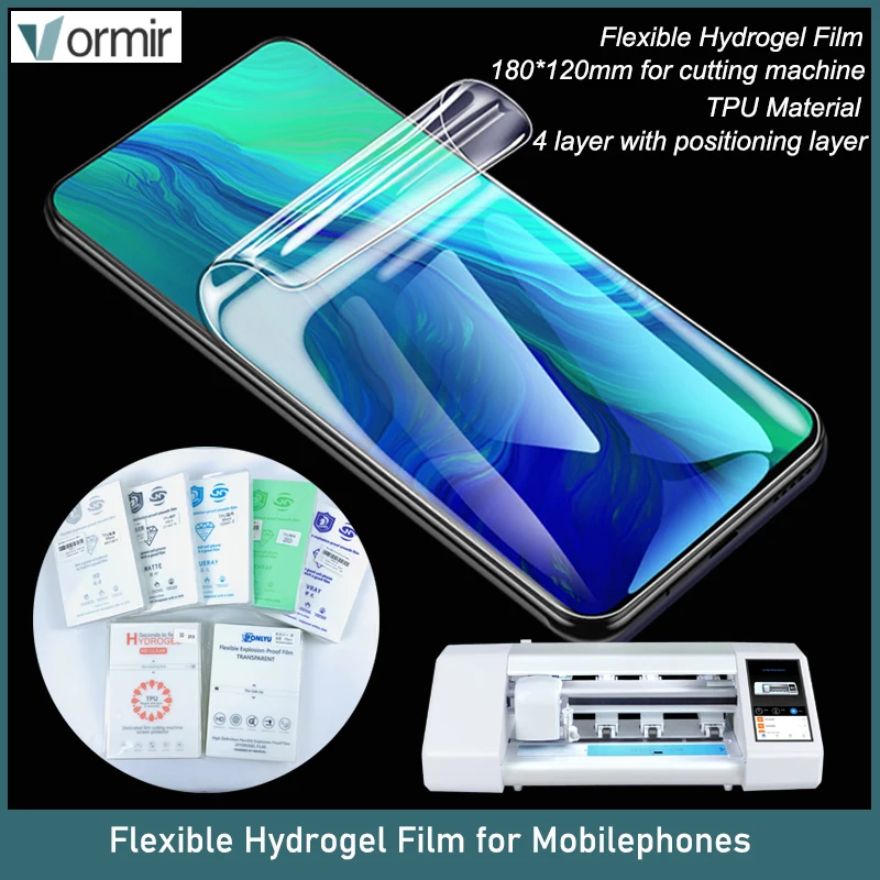 Vormir TPU Hydrogel Movies for CellPhone Privacy Repair HD Matte Blue Film for iPhone Skin Machine 890c Curved Screen Protectors