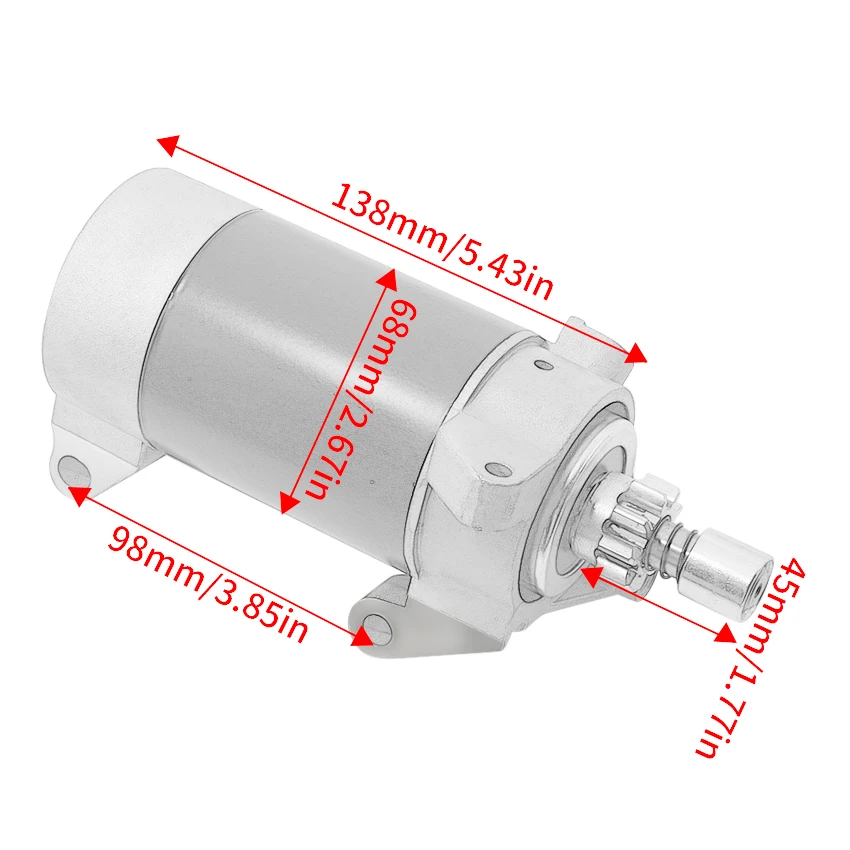 Motorrad-Elektromotor-Starter-Zubehör für Yamaha 60HP 60F ET(D)OL 70HP 70B ET(D/M)OL 25HP 25B MHS/L Teile – Detail 11