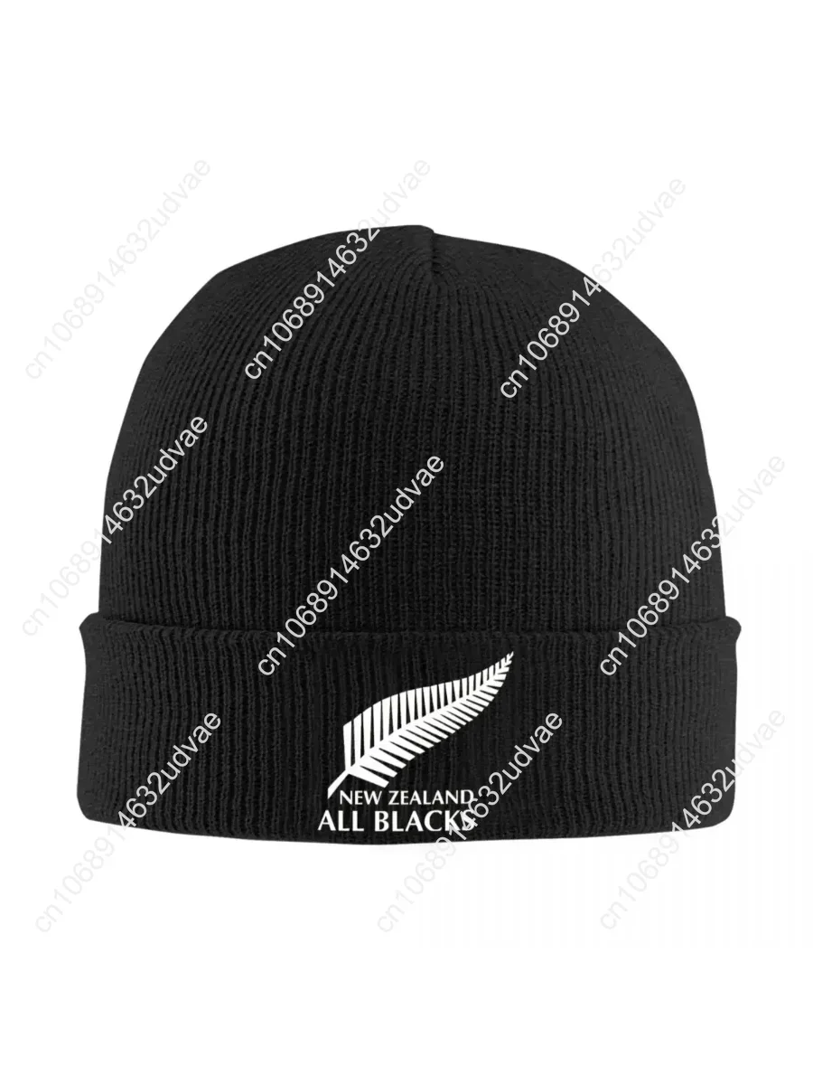 

All Blacks Rugby Knitted Caps for Women Men Beanies Winter Hat Casual Caps
