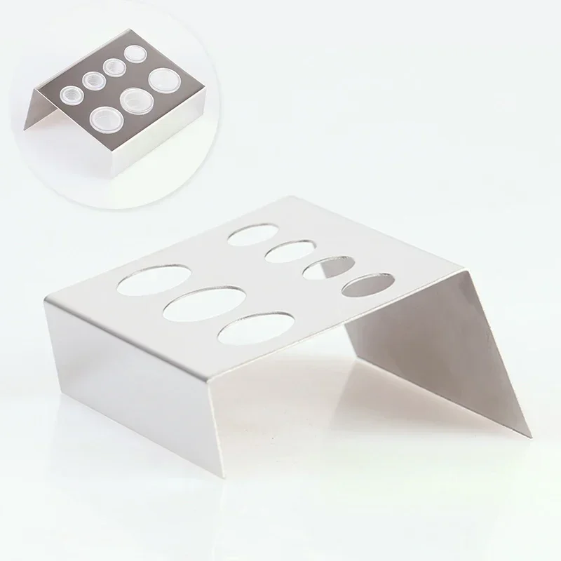 

7 Holes Pigment Container Stand Tattoo Accessories Supplies Stainless Steel tattoo permanent makeup Ink Cup Holder