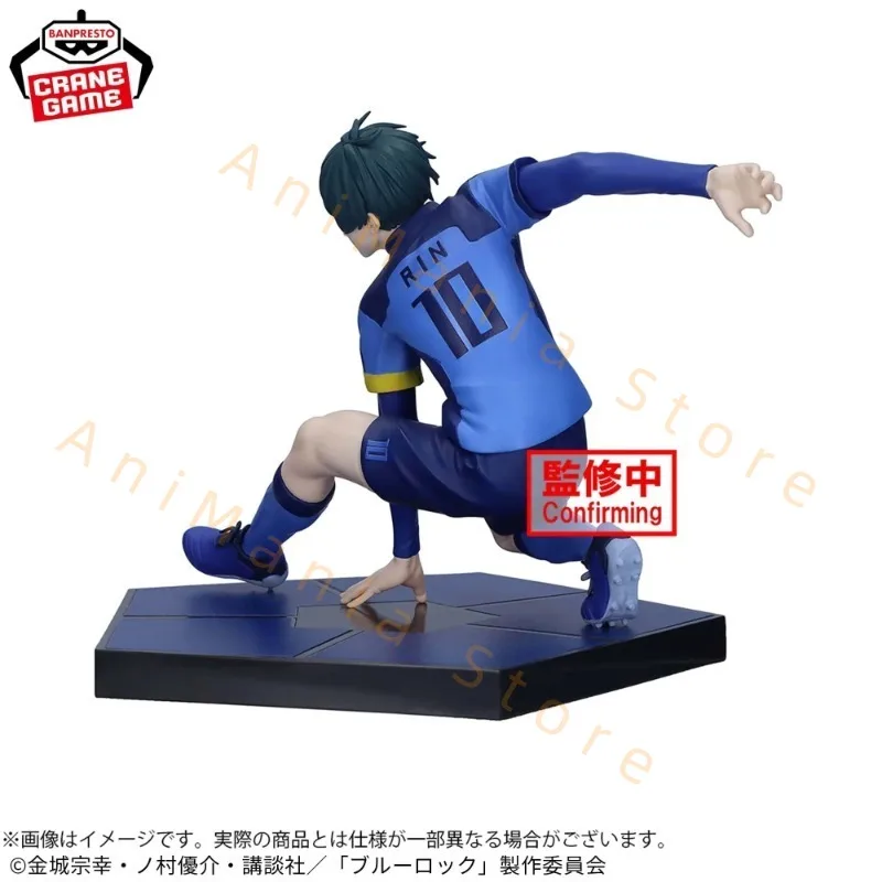 

In Stock Original BANDAI Banpresto BLUE LOCK Rin Itoshi PVC Anime Figures Action Figure Model Toys Christmas Gifts
