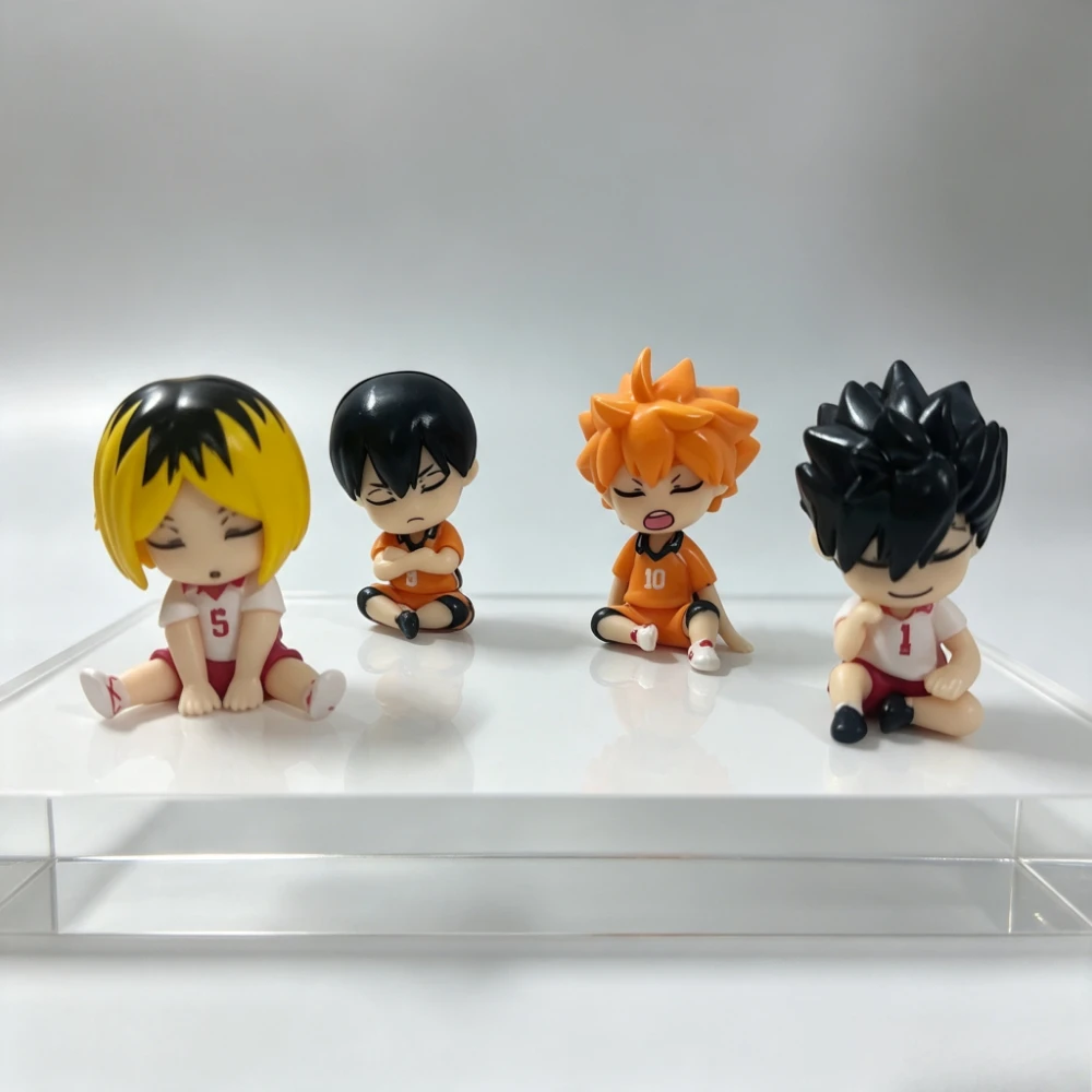 Haikyuu Mini Sitzende Figur PVC Anime-Charakter Puppe Desktop-Ornament Auto-Dekoration Sammlerstück Geschenk für Anime-Hobby-Fans – Detail 6