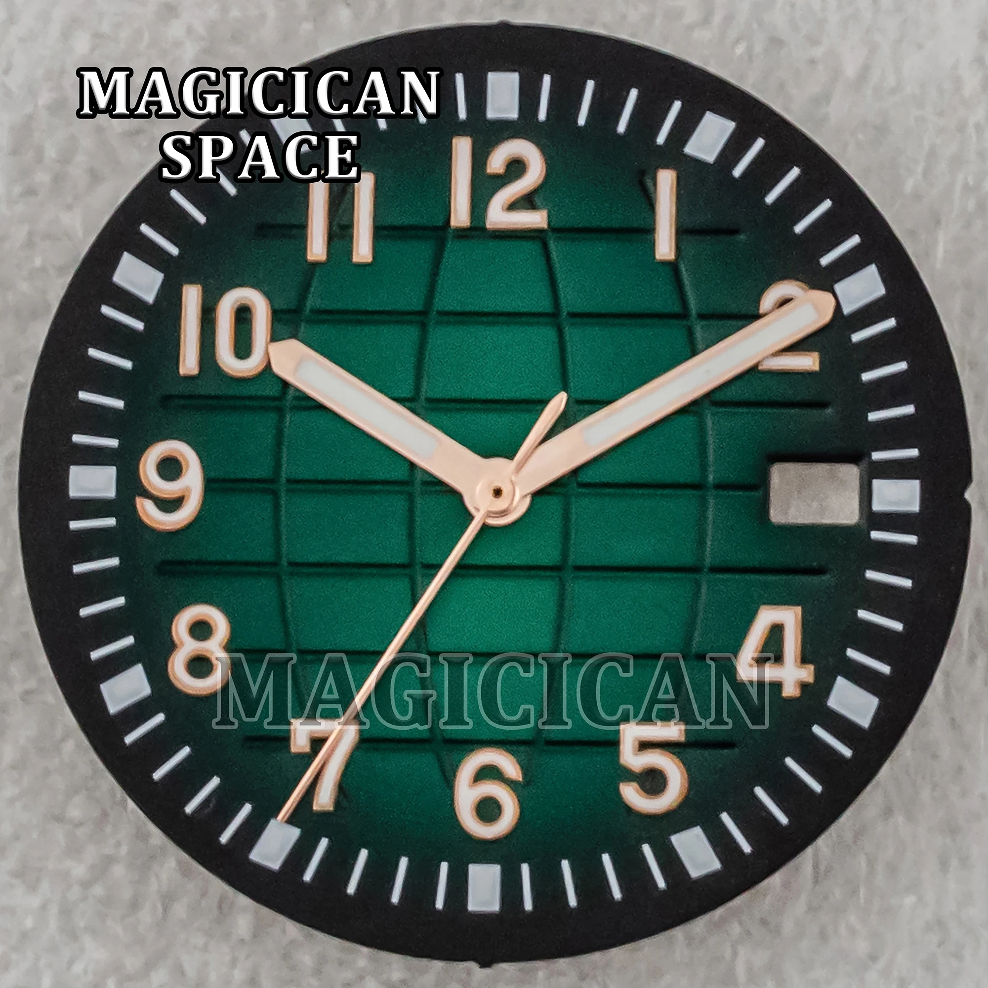 NH35 Dial Hands for AQUANAUT Nautilus 42mm Case Watch Mod Parts Luminous Dial Needles fit MH34/NH35/NH36 Mechanical Movement