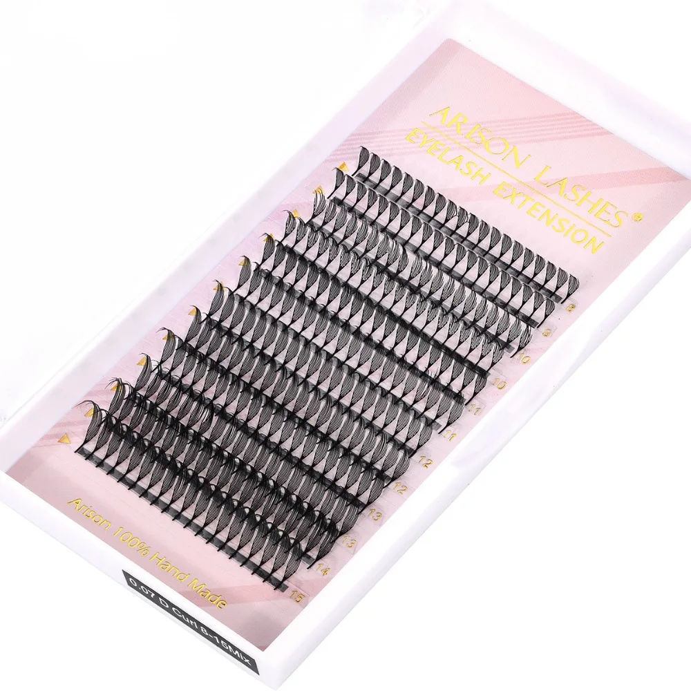 Torre de folha segmentada cílios postiços folha torre ponta 8-15mix cílios individuais cluster grande capacidade reutilizável