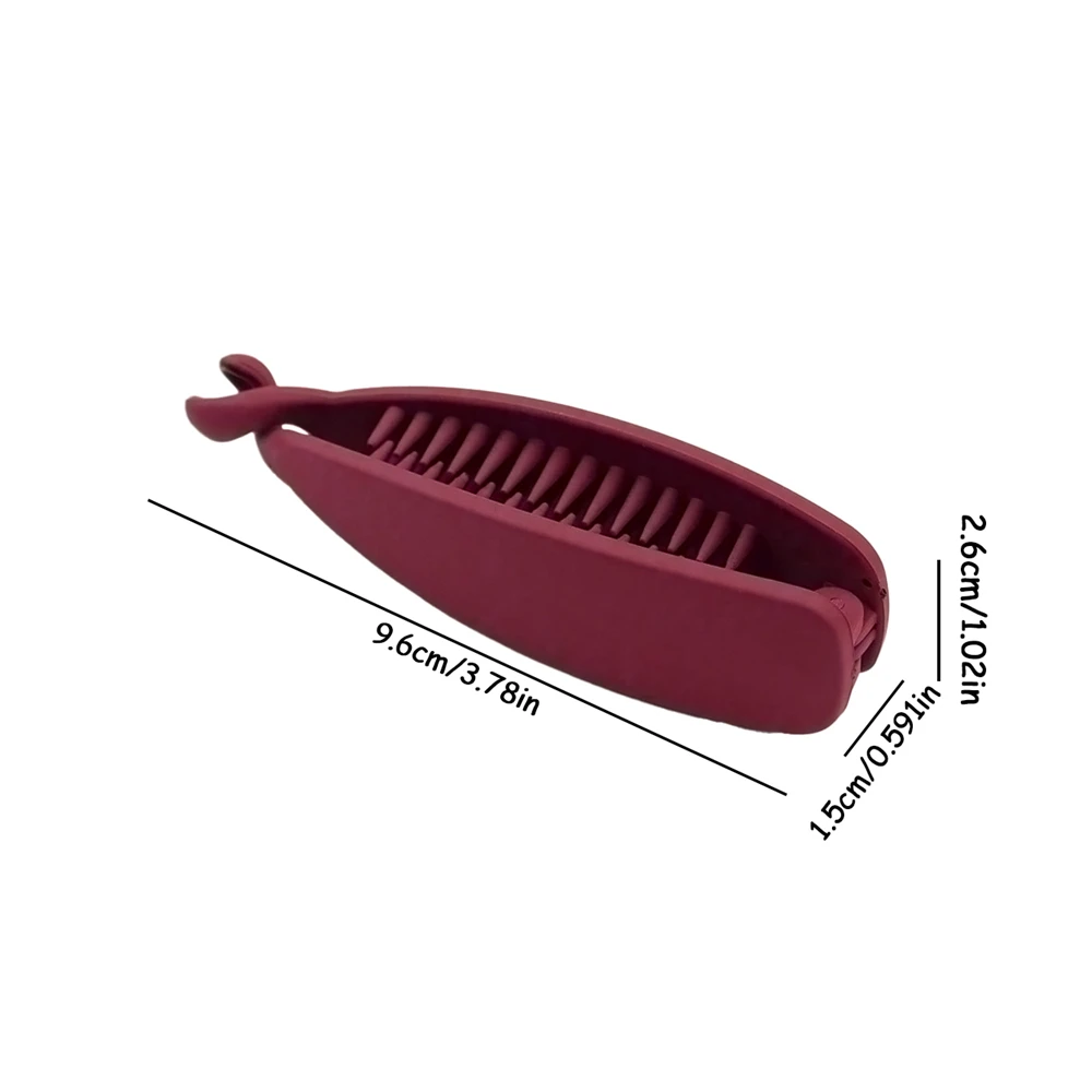 Horquillas para el cabello, accesorios para el cabello, Clip de plátano de Color sólido esmerilado, pinzas para el cabello, soporte para cola de caballo, 1 ud.