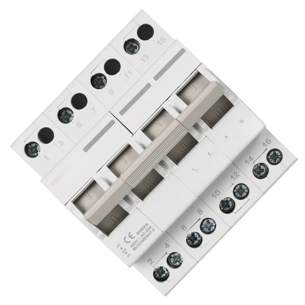Manual Transfer Switch 4P for Grid Generator Isolation With Short Circuit Protection and PZ30 Box Compatibility
