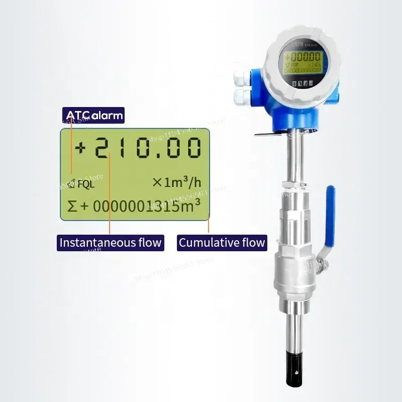 Insertion Electromagnetic Flow Meter, Corrosion Resistant High Precision Sewage Monitor