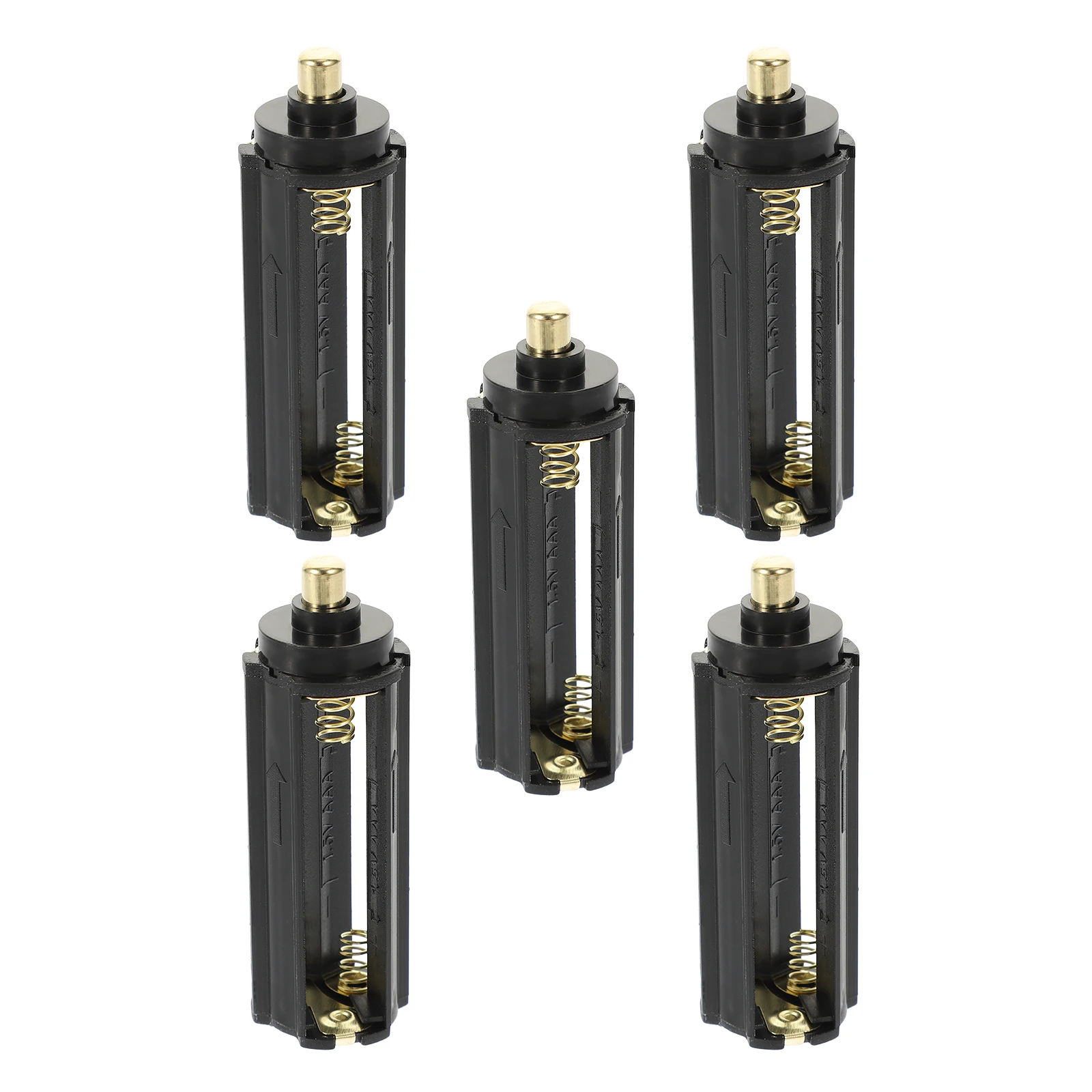 

5 Pcs Rack Case Flashlight Accessories Holder Simple Parts Abs Batteries