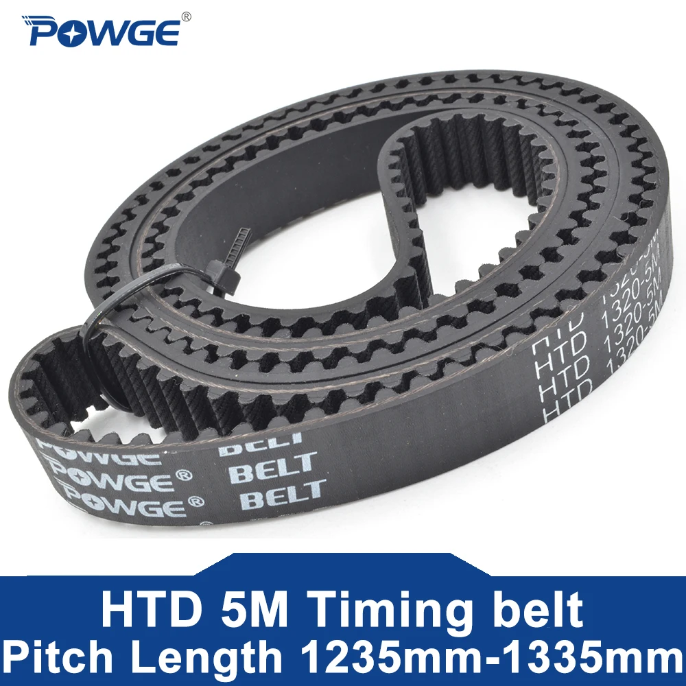 

POWGE HTD 5M Ремень ГРМ Lp = 1235 1240 1250 1260 1270 1275 1280 1290 1295 1300 1310 1315 1320 1325 1330 1335 Ширина 10-50 мм Резина