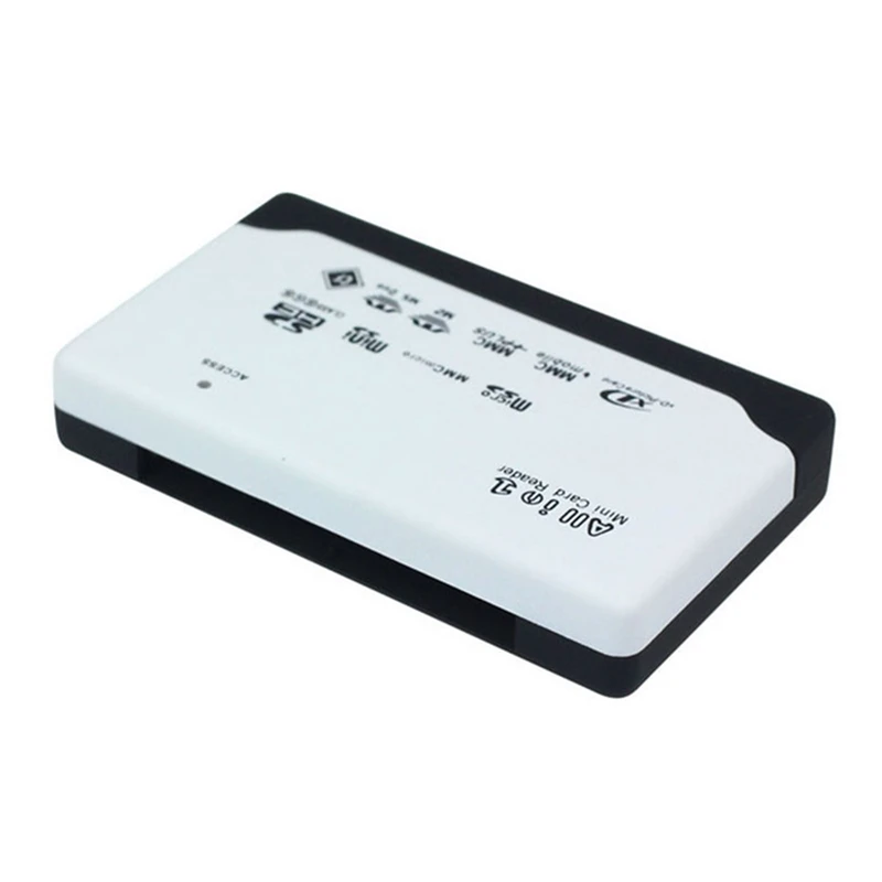 Card Reader USB2.0 Memory Card Reader Fast Data Transmission All In One Card Reader Support TF CF SD Mini SD MS XD