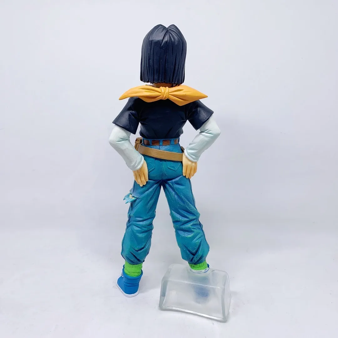 24CM Anime Dragon Ball Z Android 17 18 Figure Android 18 PVC Action Figures Collection Model Toys for Children Christmas Gifts