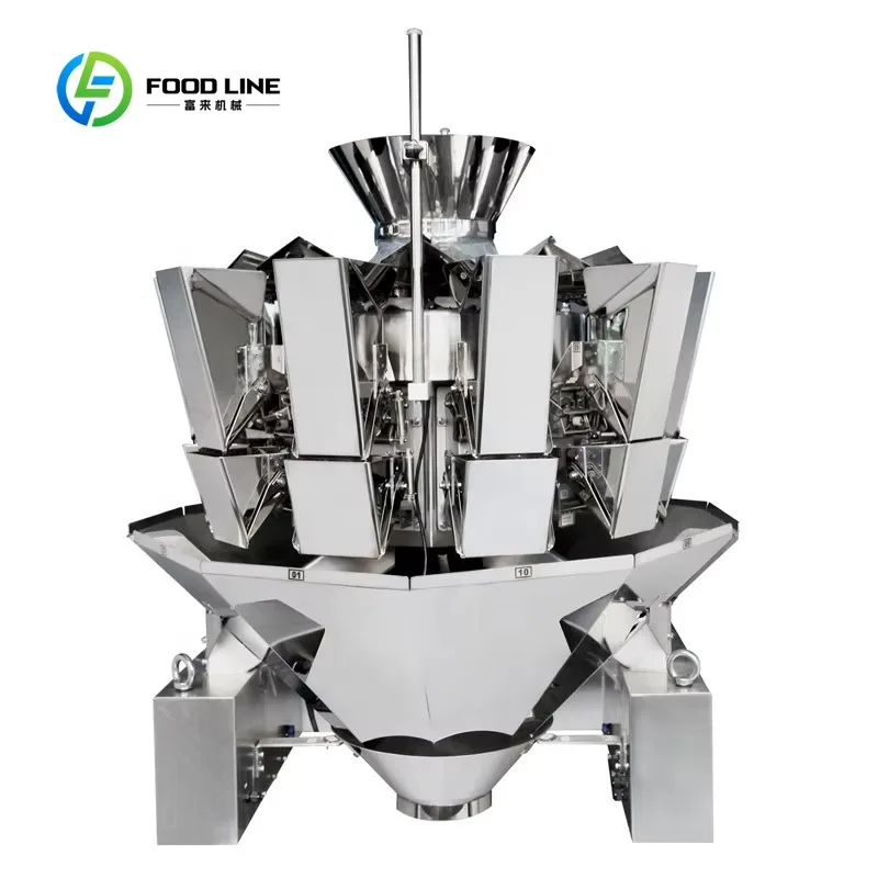 Customized JT‑10 & 14 Head High Precision High Speed Automatic Multihead Weigher for Food Packing Industry Wholesale Business