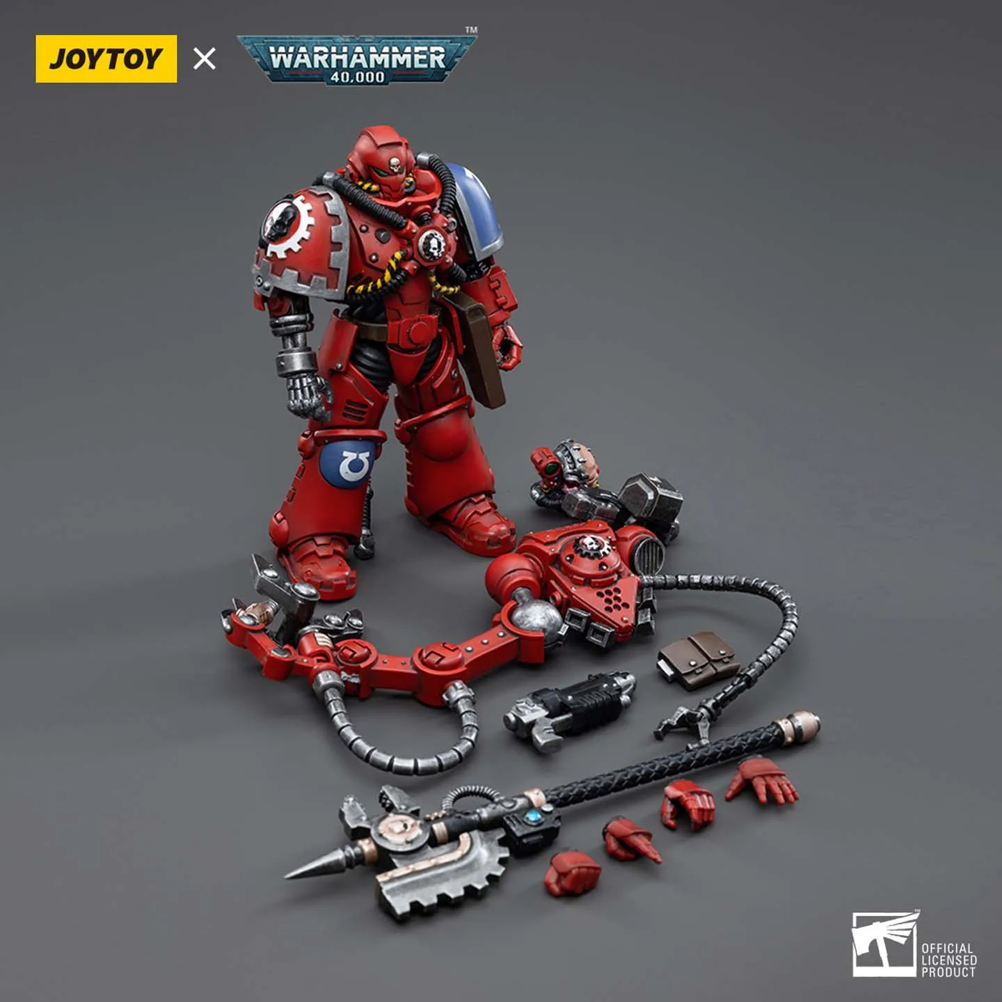 JOYTOY Dark Source Warhammer 40k Extreme Warrior JT3761 Original Cast Technology Warrior - Tibestis Technology Army Modelo 1:18