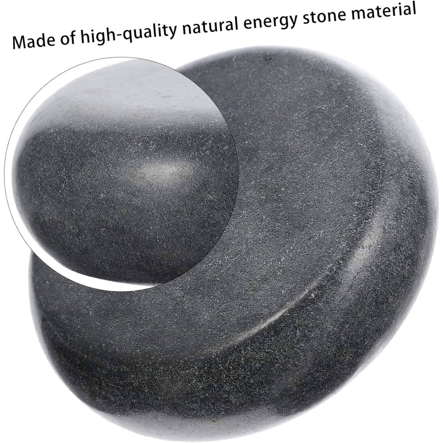 1Pcs 8x8CM Thumb Worry Hot Rocks Massage Natural Massage Polished Palm Pocket Stones Hot Compress Stone Obsidian For Pebble Spa