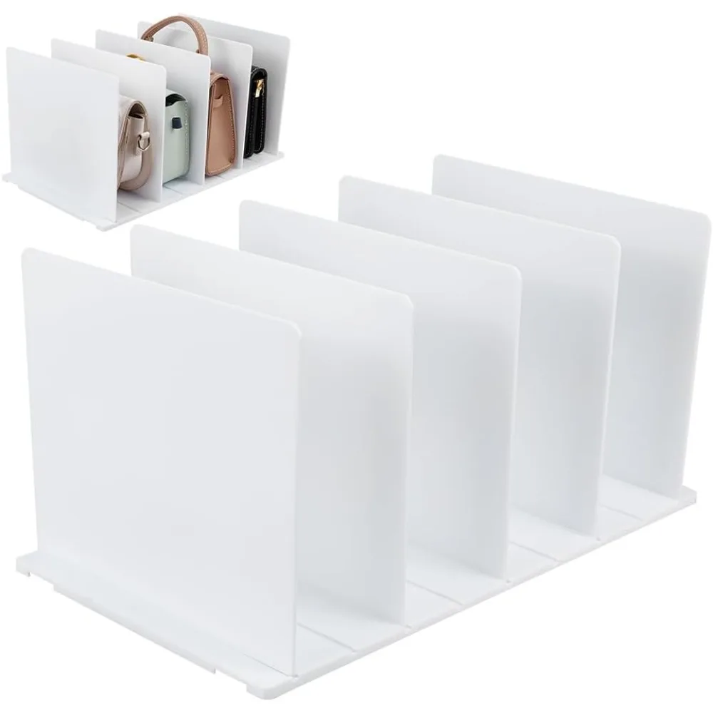 

Plastic Handbag and Purse Organizer Plastic Dividers Organizer for Handbag Closet Divided Storage Detachable Divided Storage