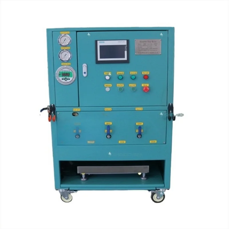 Core components for AC maintenance and service applications Motor and engine refrigerant dispensers