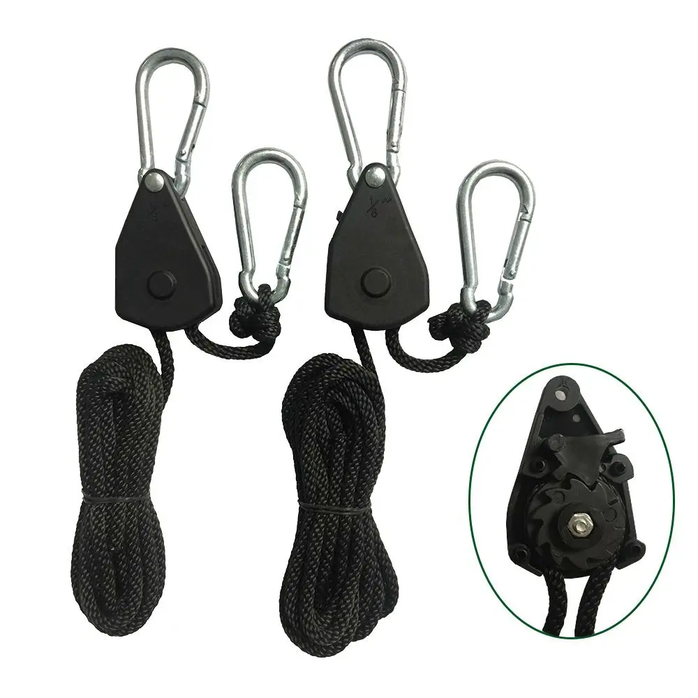 

4pcs Adjustable Kayak And Canoe Boat Bow Strap Black Metal Wheel Stern Rope Lock Tie Down Strap 1/8 Inch Heavy Duty