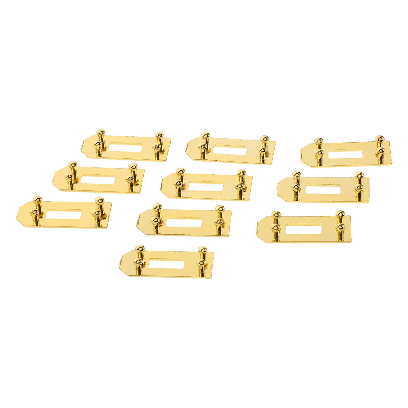 10Pcs Metal Turn Lock Clasp Zinc Alloy Rectangular Purse Lock Replacement Matte Electroplated Bag Hardware Accessories Purse