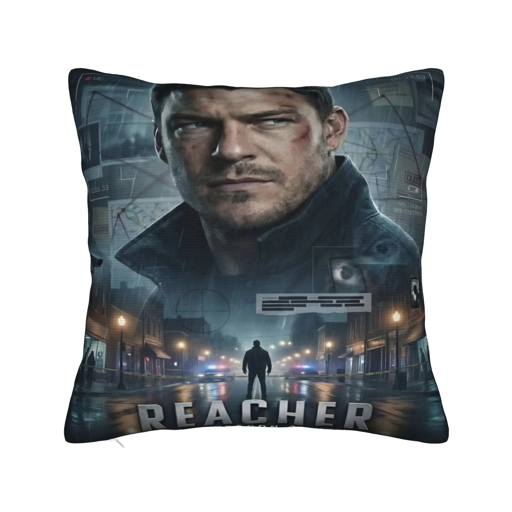 Reachers Movie Pillowcase Merchandise Printing Cushion Cover Decorations  Pillow Case Cover Bed Multiple Sizes