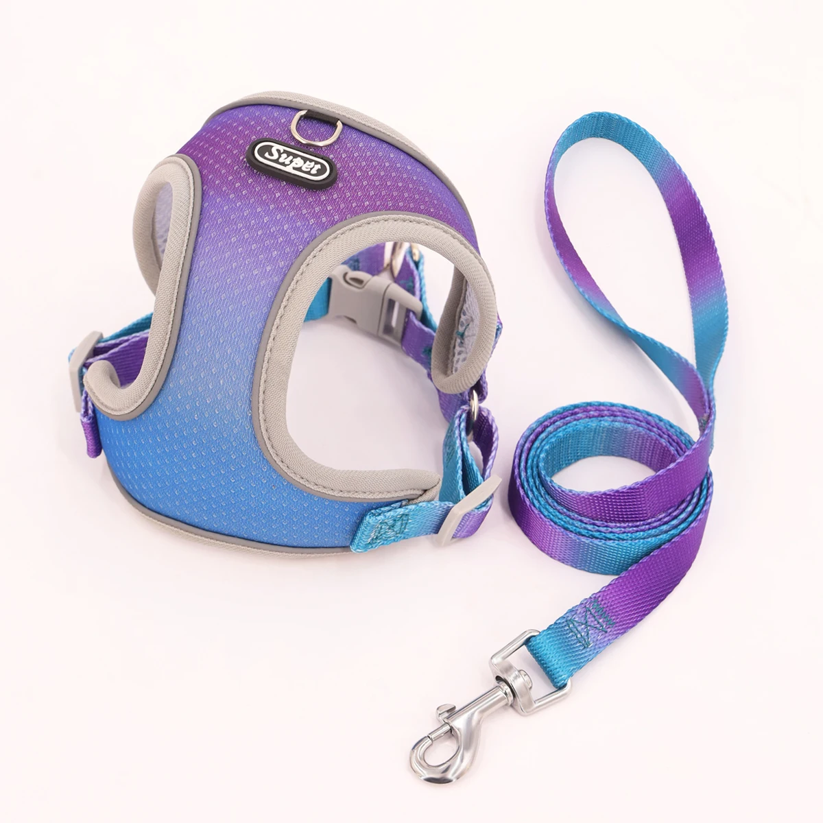 Adjustable Reflective Soft Dog Harness Breathable Pet Vest_voghion.com