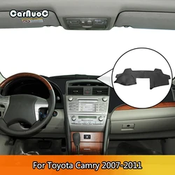 Leather Car Dashboard Cover Non-Slip Dashmat Dash Mat For Toyota Camry 2007 2008 2009 2010 2011 Interior Protector Accessories