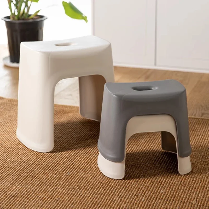

Small Japanese Stools Stackable Home Low Foot Bench Living Room Entrance Door Shoe Stool Banqueta Furniture KMBS