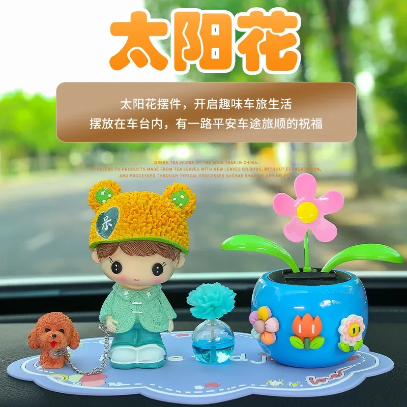 High-Quality Cartoon Doll Car Air Freshener - Cute Summer Car Interior Decoration, Adorable Car Ornaments and Accessories